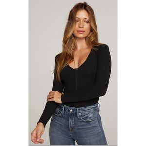 Good American Long Sleeve Bodysuit